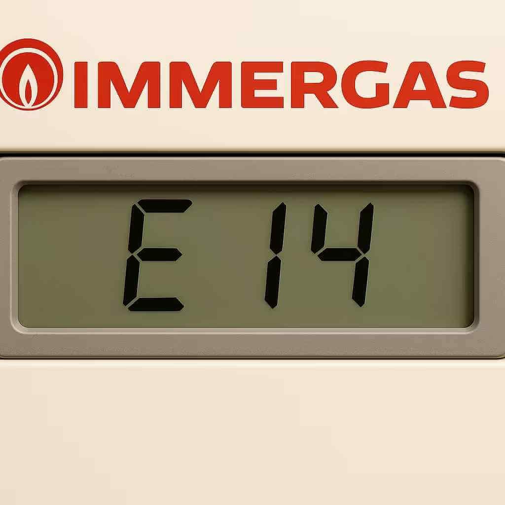 Dettaglio di un componente motore interno a una caldaia Immergas.